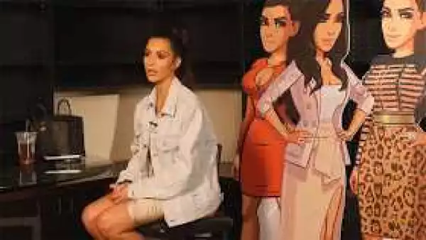 Kim Kardashian shows up again in new behind-the-scenes video for her mobile game